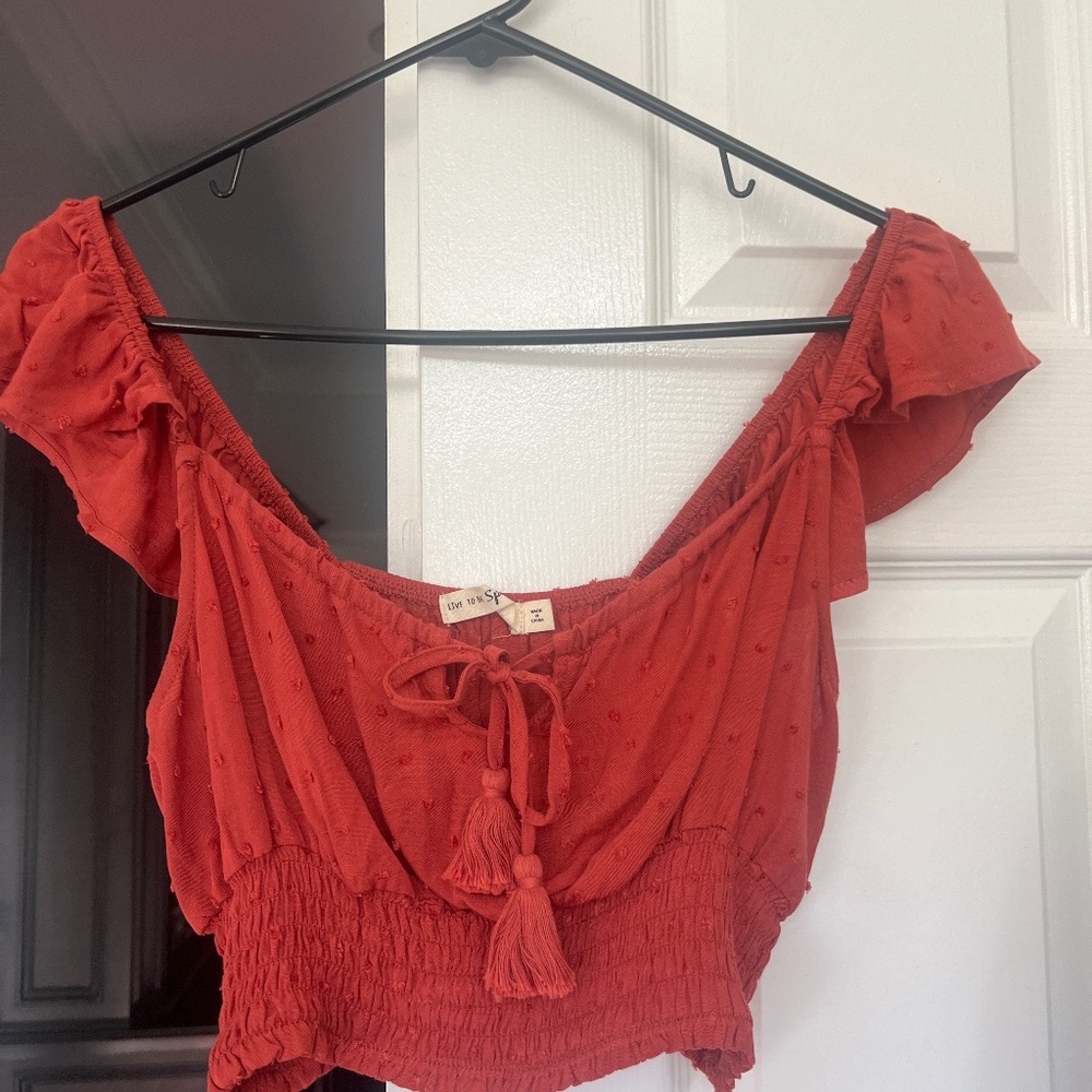 Blouse and short outfit
